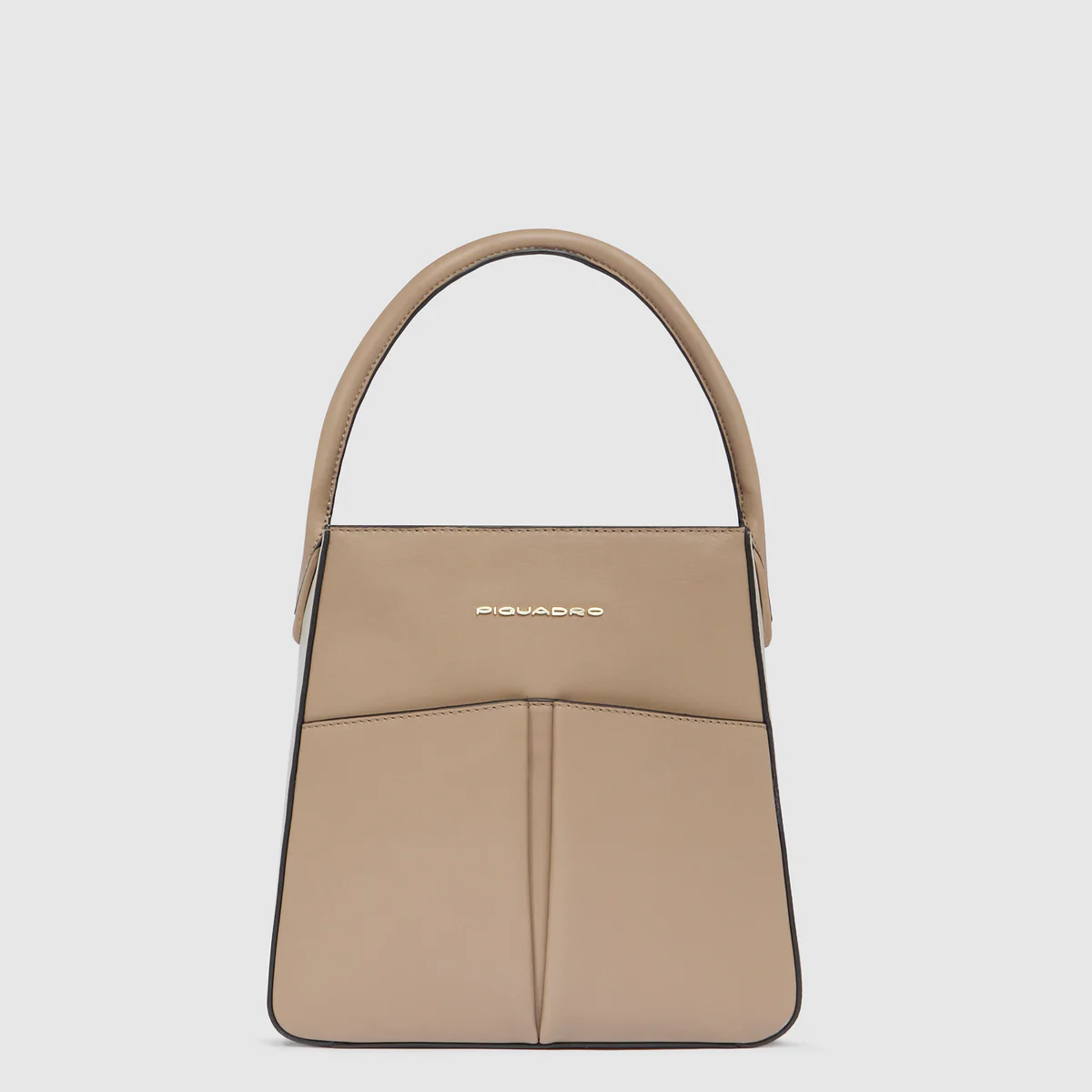 Piquadro borsa a tracolla in pelle con scomparto per iPad Mini